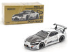 1/64 PopRace PR64-325 Top Secret Toyota Supra GT300 Chrome Silver (MP)