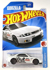 1/64 Hot Wheels Nissan Skyline GT-R BCNR33 Godzilla White (MP)