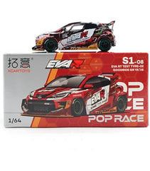 1/64 PopRace Toyota EVA RT Type-02 Goodride GR Yaris S1-08 (MP)
