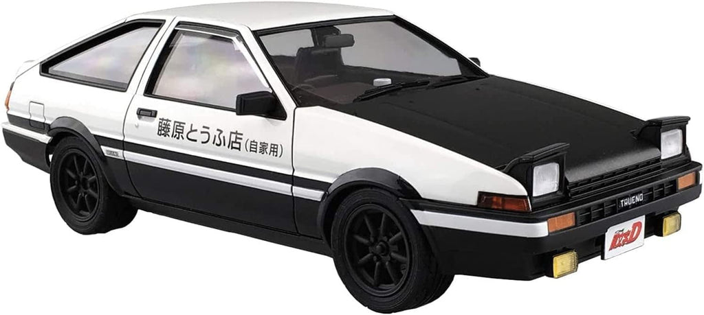 1/24 Aoshima Initial-D #6 Fujiwara Takumi Toyota AE86 Comics Vol.37 Ver.