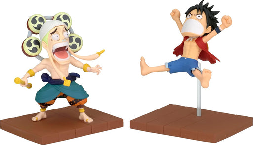 Banpresto One Piece Monkey D. Luffy & Enel World Collectable Figure