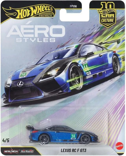 1/64 Hot Wheels Premium Aero Styles Lexus RC F GT3 (MP)