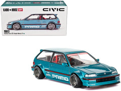 1/64 Kaido House x Mini GT Honda Civic EF V1 #126 Green (MP)