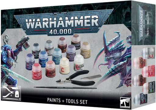 Warhammer 40K Paints + Tool Set