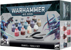 Warhammer 40K Paints + Tool Set