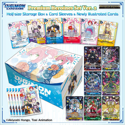 Digimon Card Game PB-23 Premium Heroines Set Version 2 English