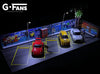 1/64 G-Fans 710027 Beach Parking Scene with LED Diorama