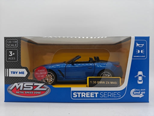 1/30 MSZ BMW Z4 M40i Silver Blue