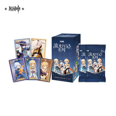 Letogoods Genshin Impact TCG Glowing Travelogue Card Series Vol.1 Booster Box (18 Packs)
