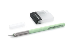 Tamiya Modeler's Knife Mint Green (with 25 spare blades)