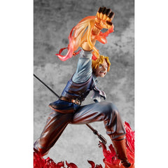 Megahouse One Piece Portrait Of Pirates Sabo - Fire Fist Inheritance Limited Edition Statue