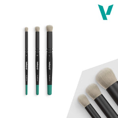 VALLEJO B07990 Dry Brush Set - Natural Hair (S, M & L)