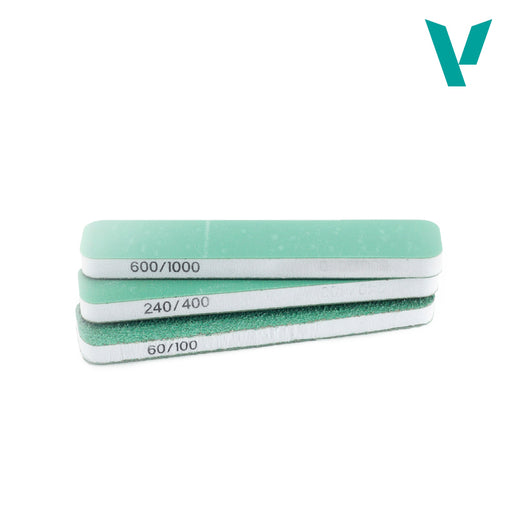 VALLEJO T04001 DUAL-GRIT FLEXI SANDERS 90x19x6mm (3-pc-set)