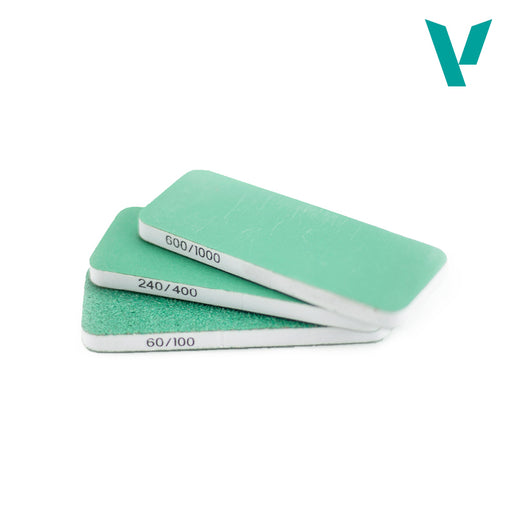 VALLEJO T04003 DUAL-GRIT FLEXI SANDERS 80x30x6mm (3-pc-set)
