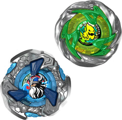 Takara Tomy Beyblade X Circle Ghost 4-60LR UX & Hack Viking 4-55O UX Dual Pack Set (MP)