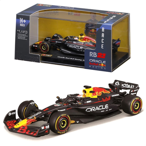 Bburago 1/43 Oracle Red Bull Racing RB21 F1 2025 #1 Max Verstappen with Helmet