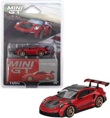 1/64 Mini GT Porsche 911 992 GT3 RS Weissach Package Guards Red #1060 BLISTER