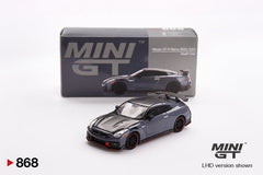 1/64 Mini GT Nissan GT-R Nismo 2024 Nismo LHD Stealth Gray