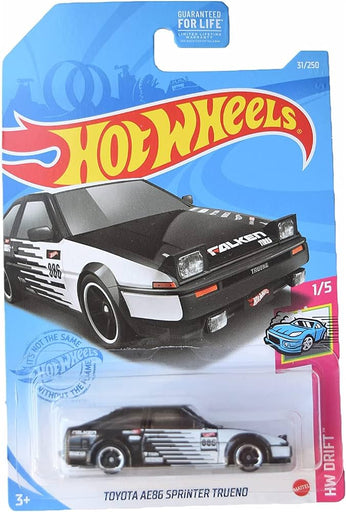 1/64 HOT WHEELS Toyota AE86 Sprinter Trueno - BLACK (MP)