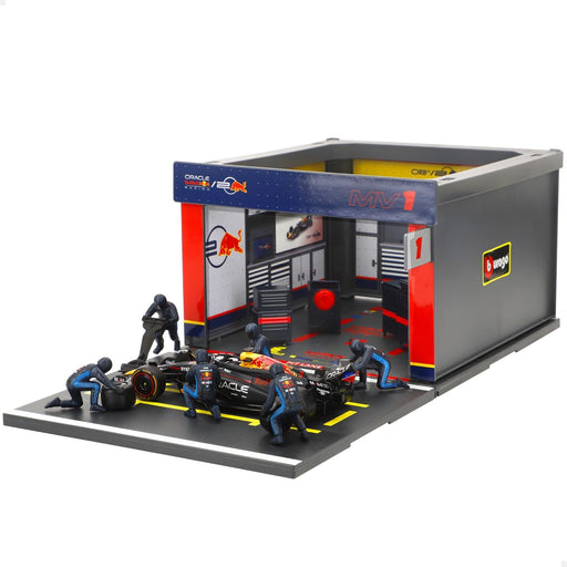 Bburago 1/43 Red Bull Racing RB20 Formula Pit Pass Max Verstappen