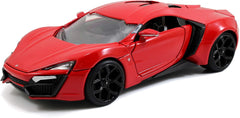 Jada 1/24 Lykan Hypersport Fast & Furious Red