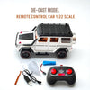 1/22 Funsterz RC HCL-3908C Mercedes-Benz G500 Die-cast RC Car RC Car Black/White Assortment