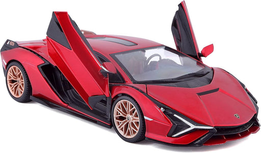 Bburago 1/24 Lamborghini Sian FKP 37 Red