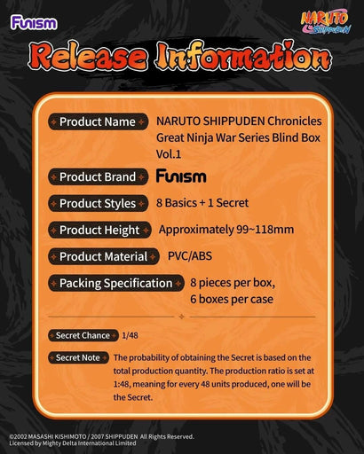 Funism Naruto Shippuden War Series Blind Box Vol.1 (1pc Random)