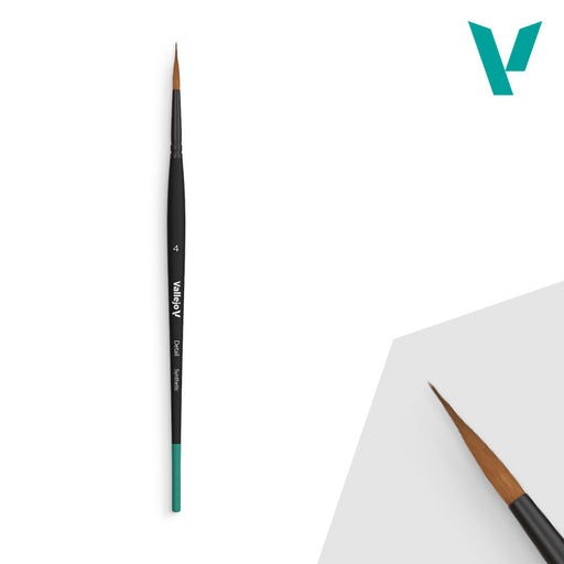 VALLEJO B02004 Round Synthetic Brush No. 4