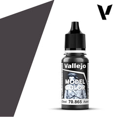 VALLEJO 70.865 MODEL COLOR OILY STEEL 17ml