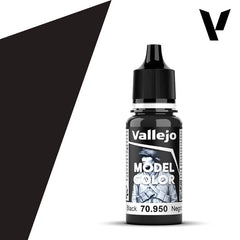 VALLEJO 70.950 MODEL COLOR BLACK 18ml