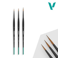 VALLEJO B02991 Design Set - Synthetic fibers (Sizes 0, 1 & 2)