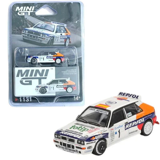 1/64 Mini GT Lancia Delta HF Integrale Evoluzione No.1 C.Sainz Rallye Monte-Carlo 1993 #1079 BLISTER