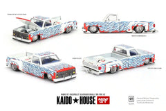 1/64 Kaido House Chevrolet Silverado Dually on Fire V2 No.156