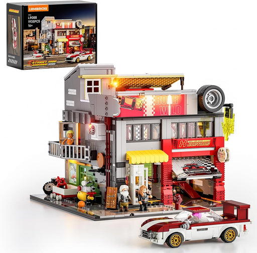 Lumibricks L9088 Street Mod Garage Set