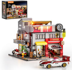 Lumibricks L9088 Street Mod Garage Set
