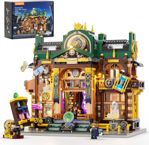 Lumibricks L9115 Steampunk Time Rift Library 3187 Piece Set