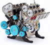 DM118 V8 Engine Mechanical Model Kit DIY All Metal Assembly 500+ Pieces