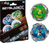 Takara Tomy Beyblade X Circle Ghost 4-60LR UX & Hack Viking 4-55O UX Dual Pack Set (MP)
