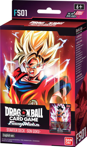 Dragon Ball Super Card Game Fusion World Starter Deck FS01 Son Goku English
