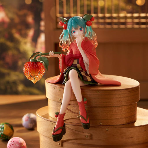 Furyu Hatsune Miku Noodle Flower Fairy Winter Cherry Stopper Figure