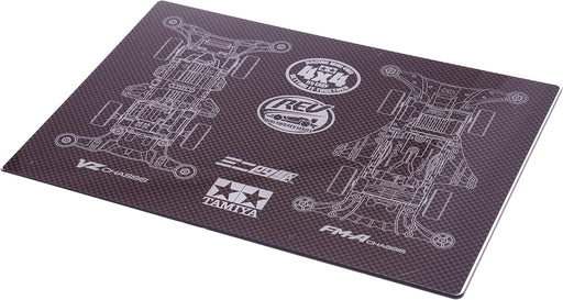 Mini 4WD Setting Board (FM-A & VZ Chassis / Carbon Fiber Pattern)