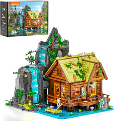 Lumibricks L9083 Waterfall Cabin 2539 Piece Set