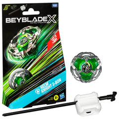 Takara Tomy Beyblade X Launcher Helm Knight 3-80N Starter Pack Top & Launcher