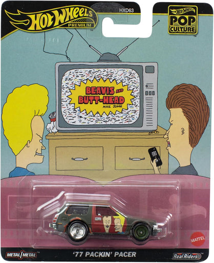1/64 Hot Wheels Premium Beavis and Butthead Packin' Racer 1977 (MP)