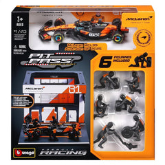 Bburago 1/43 McLaren Team MCL39 F1 2025 Formula Pit Pass #81 Oscar Piastri