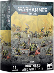Warhammer 40K Orks Runtherd and Gretchin