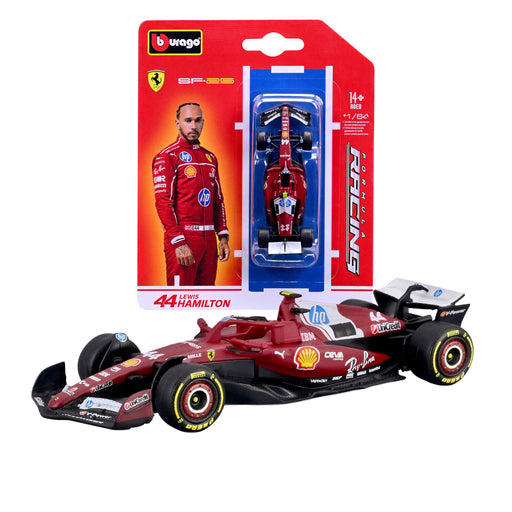 Bburago 1/64 Ferrari SF-25 2025 #44 L. Hamilton