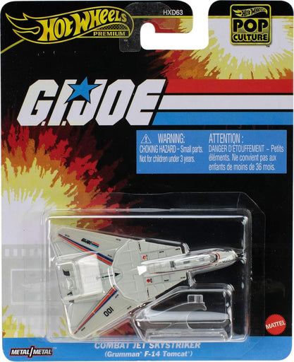 1/64 Hot Wheels Premium Pop Culture G.I.Joe Combat Jet SkyStriker F-14 Tomcat (MP)