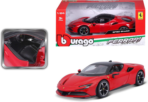 Bburago 1/24 Ferrari SF90 Stradale Downhill Race Red